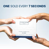 Clean Skin Club Clean Towels XL, USDA Certified 100% Biobased Dermatologist Approved Disposable Face Towelette, Facial Washcloth, Makeup Remover Dry Wipes, Ultra Soft, 150 count, 3 pack